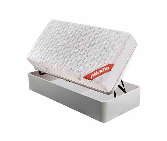 Canapé pikolín king box 3d iv lateral blanco 105x190cm
