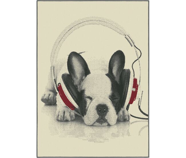 Alfombra music dog medidas 120x170cm