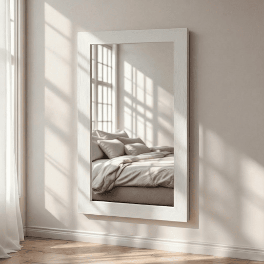 Espelho decorativo SLIM branco 150x80cm