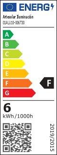 Lâmpada led GU10 6W ECO ALUPLASTIC