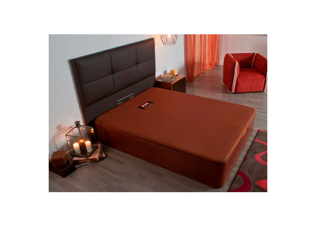 Canapé pikolín king box 3d iv 180x200cm cerezo