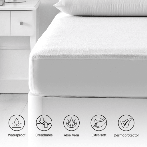 Protetor de colchão impermeável ALOE VERA cama 90cm