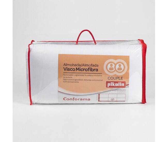 Pack 2 almohadas 70cm pikolín viscoelástica