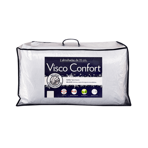 Pack 2 almofadas 70cm VISCOCONFORT