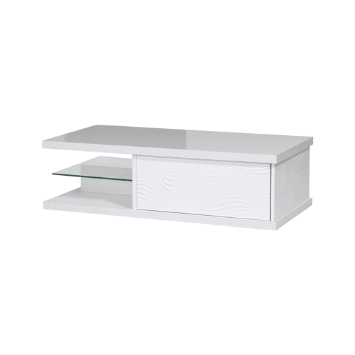 Mesa de centro modelo DUNE branco Mesa de centro modelo DUNE branco
