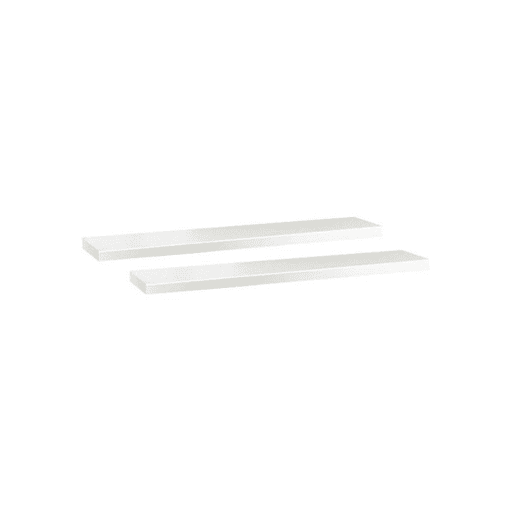 Set 2 prateleiras DUNE branco 105x22x5cm