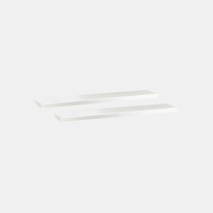 Set 2 prateleiras DUNE branco 105x22x5cm