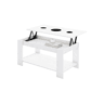 Mesa de centro elevável LUCINDA branco