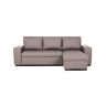 Chaise longue cama de polipele HARRY reversível 3 lugares vison