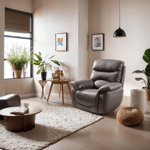Poltrona relax elétrica microfibra ESPRIT