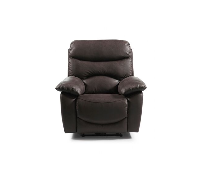 Sillón relax eléctrico esprit color marrón