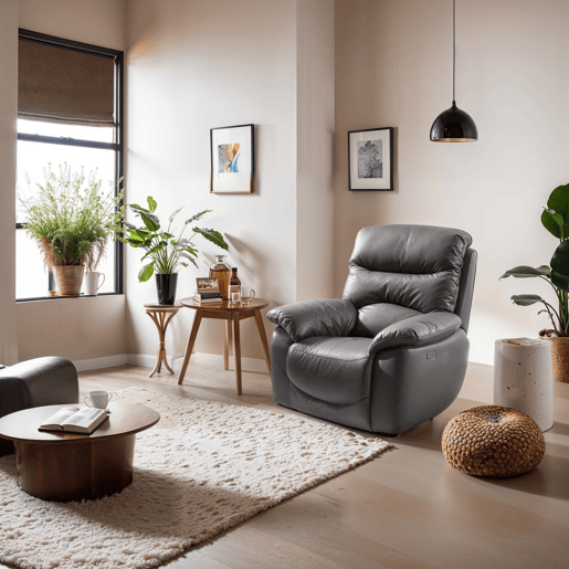 Poltrona relax elétrica microfibra ESPRIT Poltrona relax elétrica microfibra ESPRIT