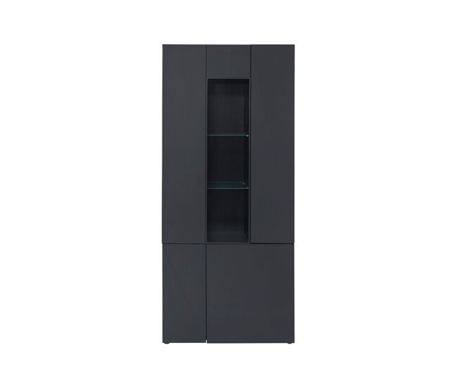 Vitrina 4 puertas CACHÉ color negro