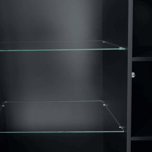 Vitrine 4 portas CACHÉ cor preto
