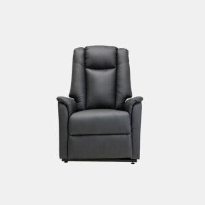 Poltrona relax elétrica pele sintética MAX antracite