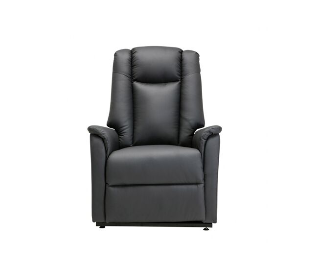 Sillón relax eléctrico piel sintética max antracita - conforama