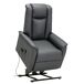 Sillón relax eléctrico piel sintética MAX Sillón relax eléctrico piel sintética MAX Gris Oscuro