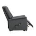 Sillón relax eléctrico piel sintética MAX Sillón relax eléctrico piel sintética MAX Gris Oscuro