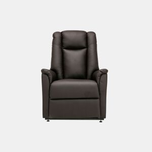 Poltrona relax elétrica pele sintética MAX chocolate