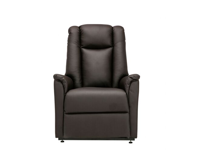 Sillón relax eléctrico piel sintética max chocolate - conforama