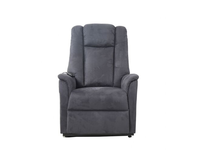 Sillón relax eléctrico microfibra max gris - conforama