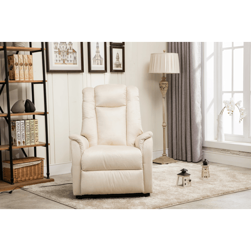 Poltrona relax elétrica de microfibra MAX bege