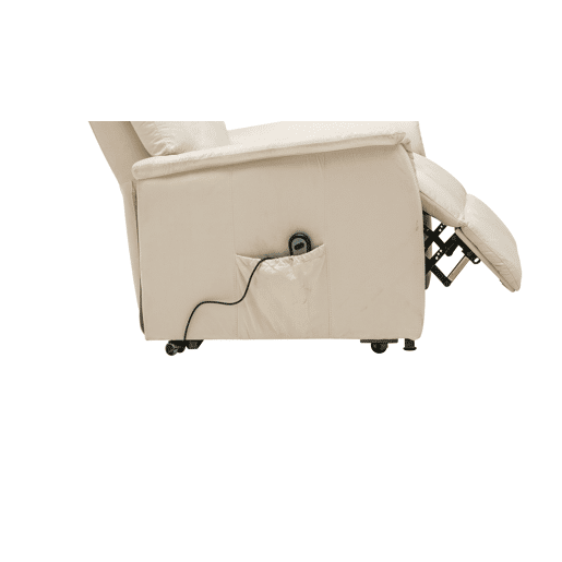 Poltrona relax elétrica de microfibra MAX bege