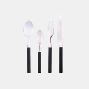 Talheres de 24 peças HAPPIE BLACK