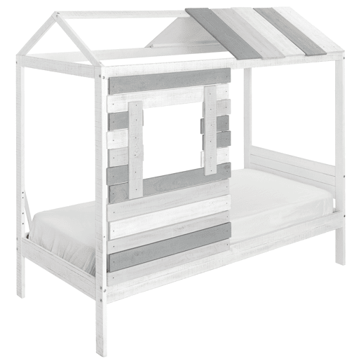 Cama 90x190cm CABANA branco e cinza Cama 90x190cm CABANA branco e cinza