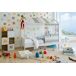 Cama 90x190cm modelo CABANA blanca y gris Cama 90x190cm modelo CABANA blanca y gris Blanco/ Gris