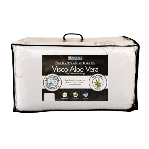 Pack 2 almofadas ALOE VERA 60cm Pack 2 almofadas ALOE VERA 60cm