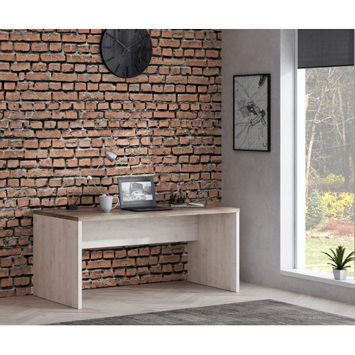 Secretária de escritório 160cm VERONA com textura 3D