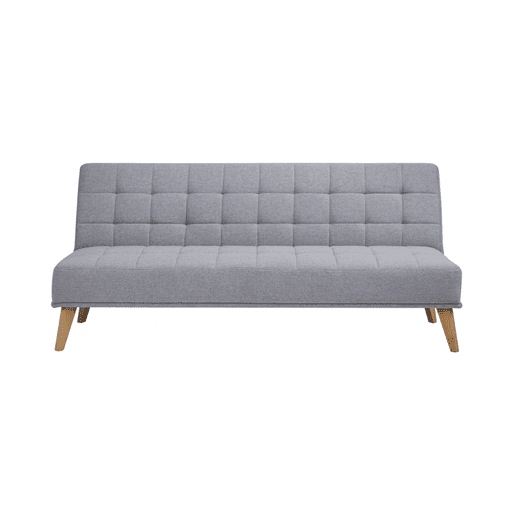 Sofá cama de tecido OLIVIA 2 lugares cinza Sofá cama de tecido OLIVIA 2 lugares cinza