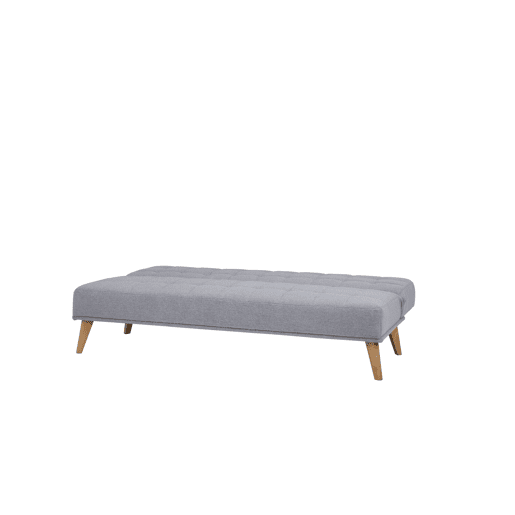 Sofá cama de tecido OLIVIA 2 lugares cinza