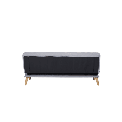 Sofá cama de tecido OLIVIA 2 lugares cinza