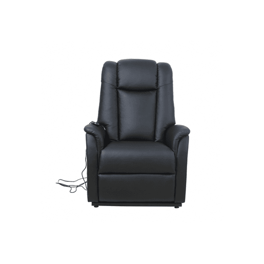 Poltrona relax elétrica pele sintética MAX preto