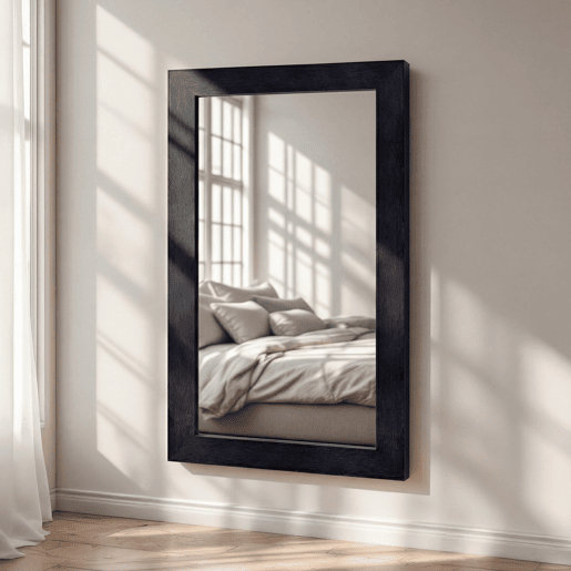 Espelho decorativo SLIM preto 150x80cm