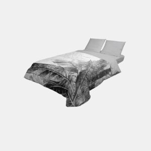 Capa de edredão PLUMAS cinza cama de 90cm