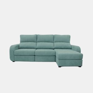 Chaise longue cama tecido APRIL dereita 4 lugares verde