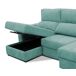 Chaise longue convertible en cama tela APRIL Chaise longue convertible en cama tela APRIL Verde