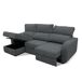 Chaise longue convertible en cama tela APRIL Chaise longue convertible en cama tela APRIL Gris