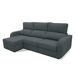 Chaise longue convertible en cama tela APRIL Chaise longue convertible en cama tela APRIL Gris