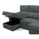 Chaise longue convertible en cama tela APRIL Chaise longue convertible en cama tela APRIL Gris