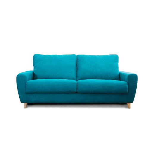 Sofá CHIEW 3 lugares cor turquesa Sofá CHIEW 3 lugares cor turquesa