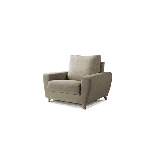 Poltrona CHIEW decorativa cor visón