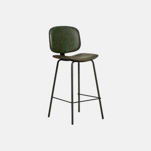 Banco alto DECO fixo PU cor verde