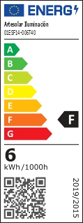 Lâmpada esférico led 6W E14 neutra Lâmpada esférico led 6W E14 neutra