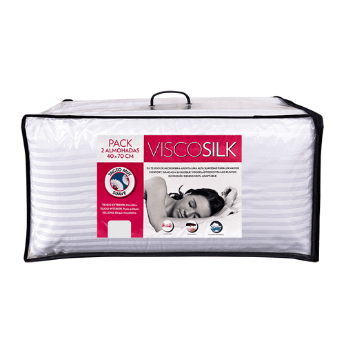 Pack de 2 almofadas 70cm VISCOSILK