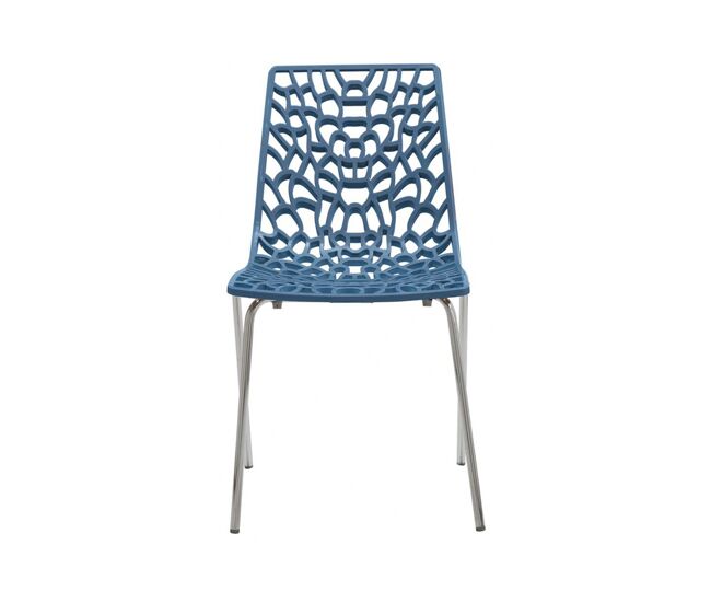 Silla de cocina donna fija pc azul - conforama