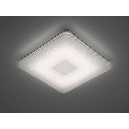 Plafon SAMURAI LED 21,5w 42cm branco efeito estrela Plafon SAMURAI LED 21,5w 42cm branco efeito estrela